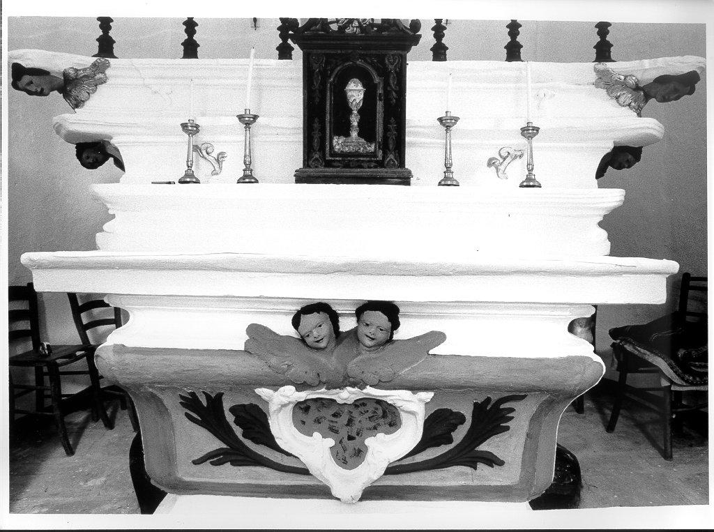 altare maggiore - ambito lunigianese (sec. XVIII)