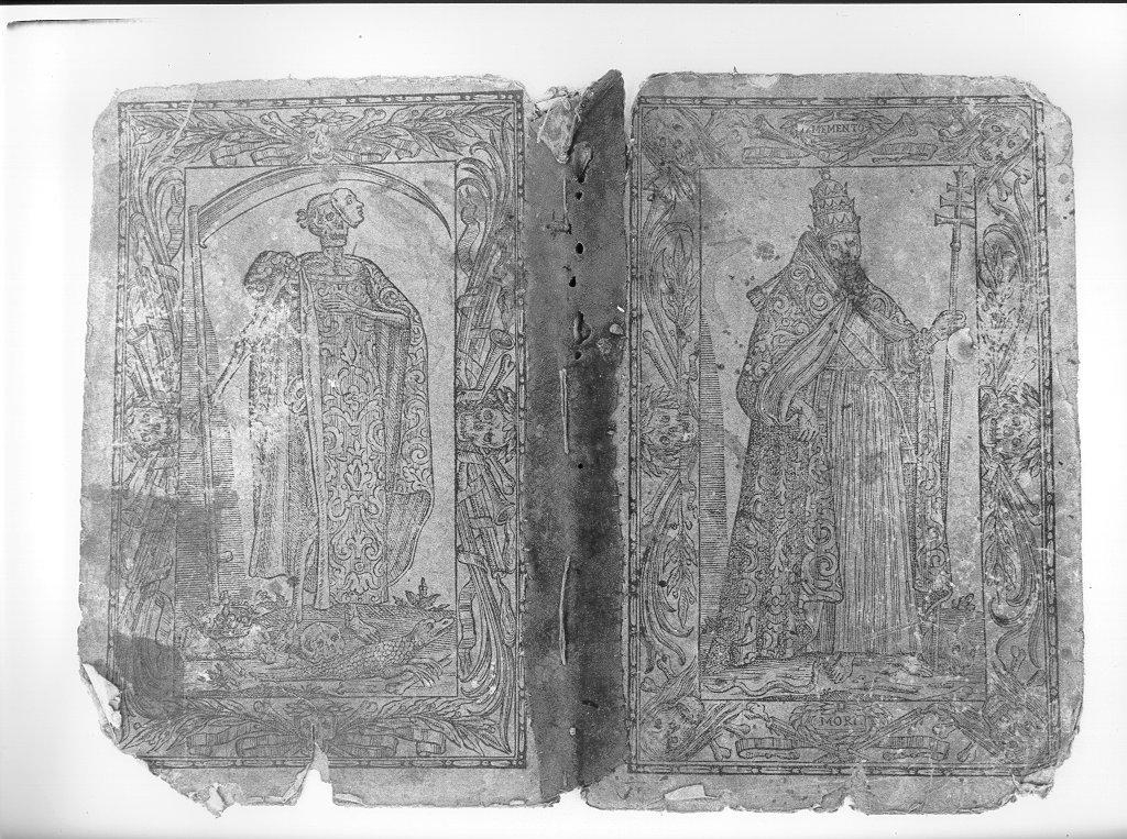 coperta di libro liturgico, serie - bottega parmigiana (primo quarto sec. XVIII)