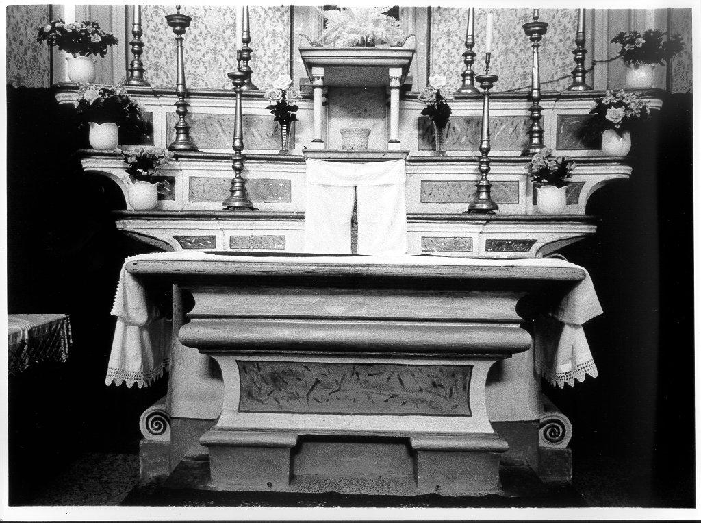 altare maggiore - ambito lunigianese (metà sec. XIX)