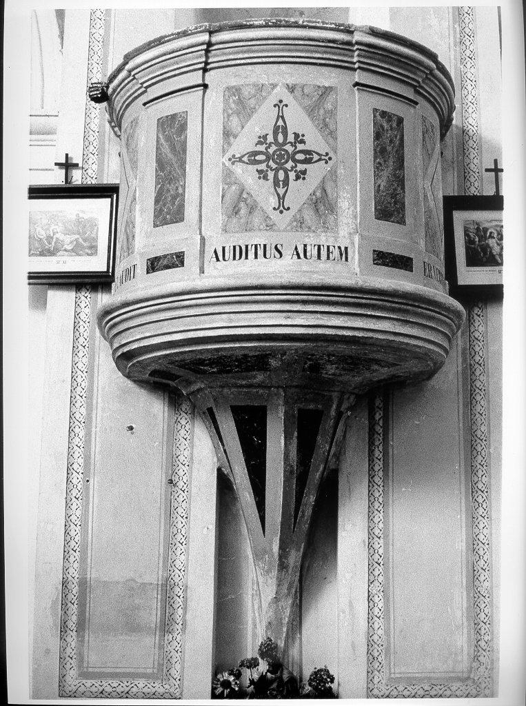 pulpito - ambito lunigianese (seconda metà sec. XIX)