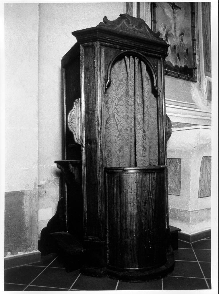 confessionale - ambito lunigianese (sec. XIX)