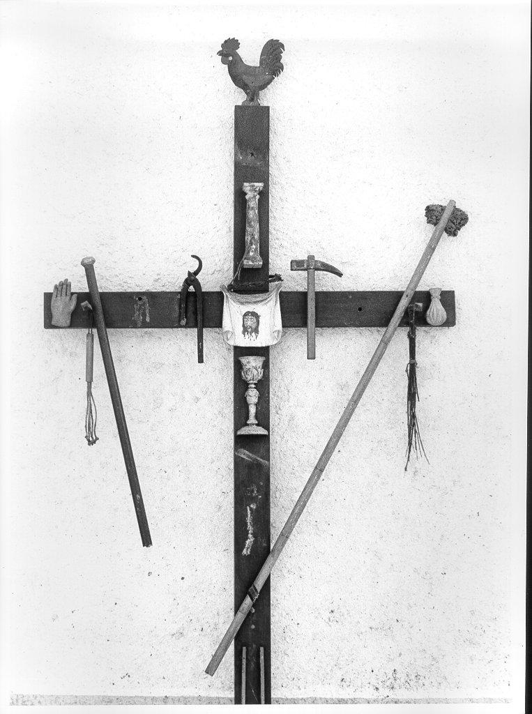 croce penitenziale - bottega italiana (seconda metà sec. XIX)