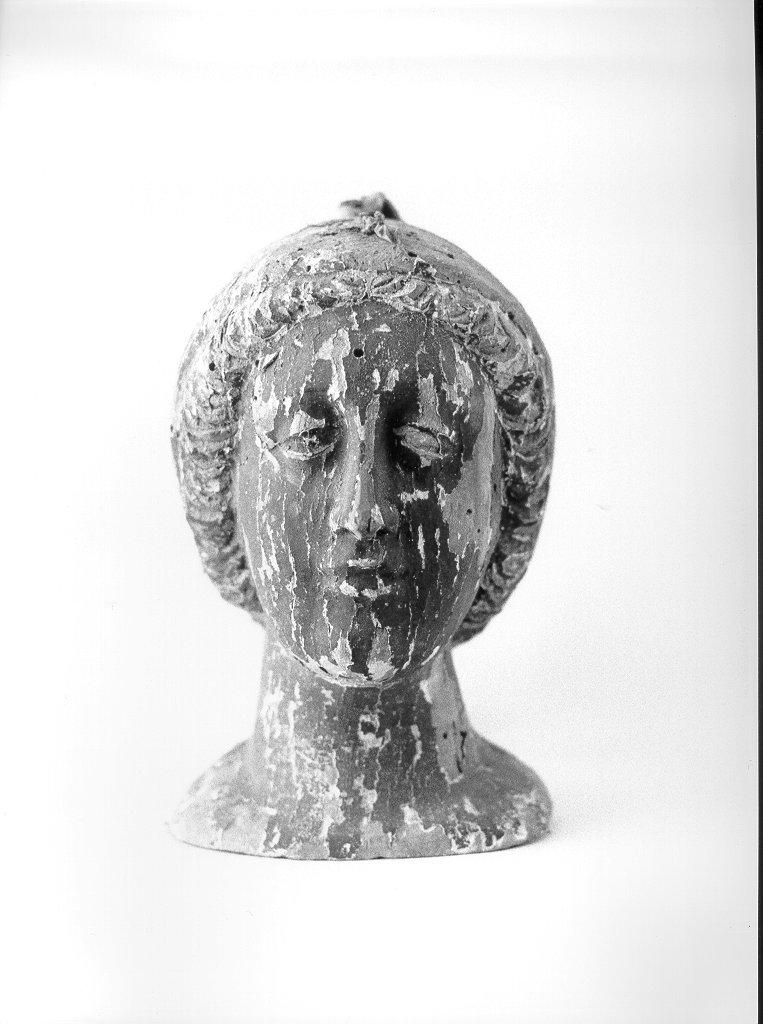 "Madonna nera", Madonna (statua, frammento) - ambito lunigianese (sec. XIX)