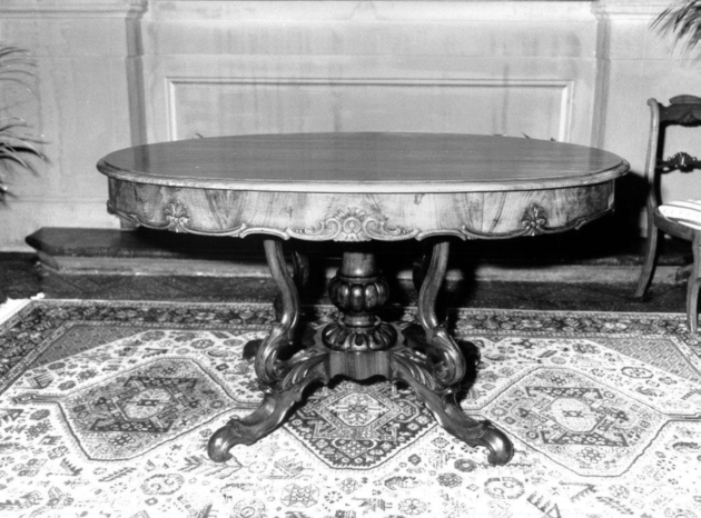 tavolo - manifattura toscana (seconda metà sec. XIX)