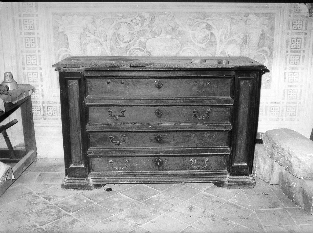 cassettone, opera isolata - bottega toscana (sec. XVII)