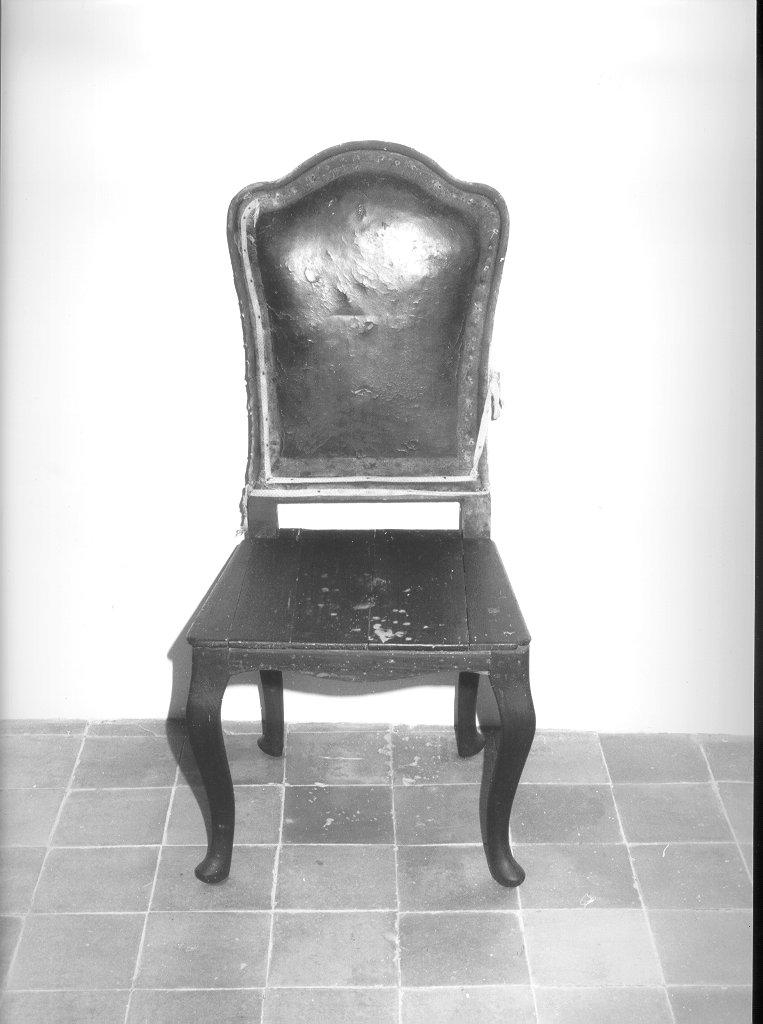 sedia, opera isolata - bottega toscana (sec. XVIII)