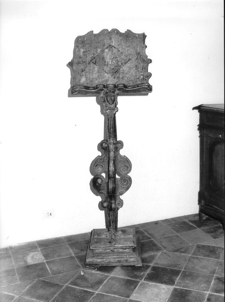 leggio, opera isolata - bottega toscana (sec. XVII)