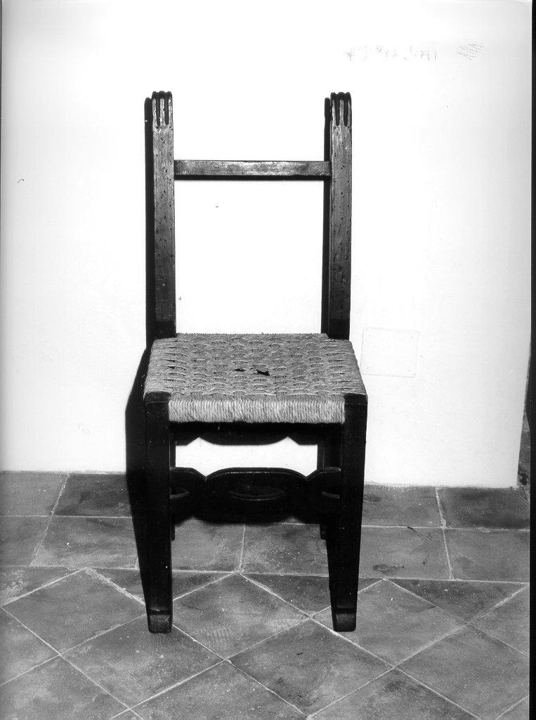 sedia, opera isolata - bottega italiana (sec. XIX)