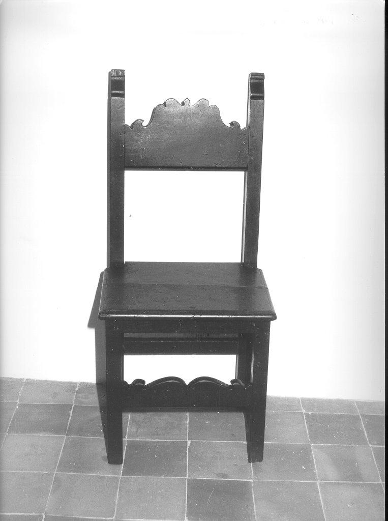 sedia, opera isolata - bottega toscana (sec. XVIII)