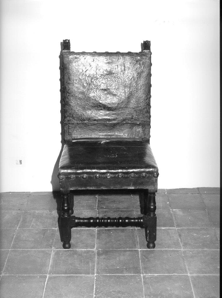 seggiolone, opera isolata - bottega toscana (sec. XVII)