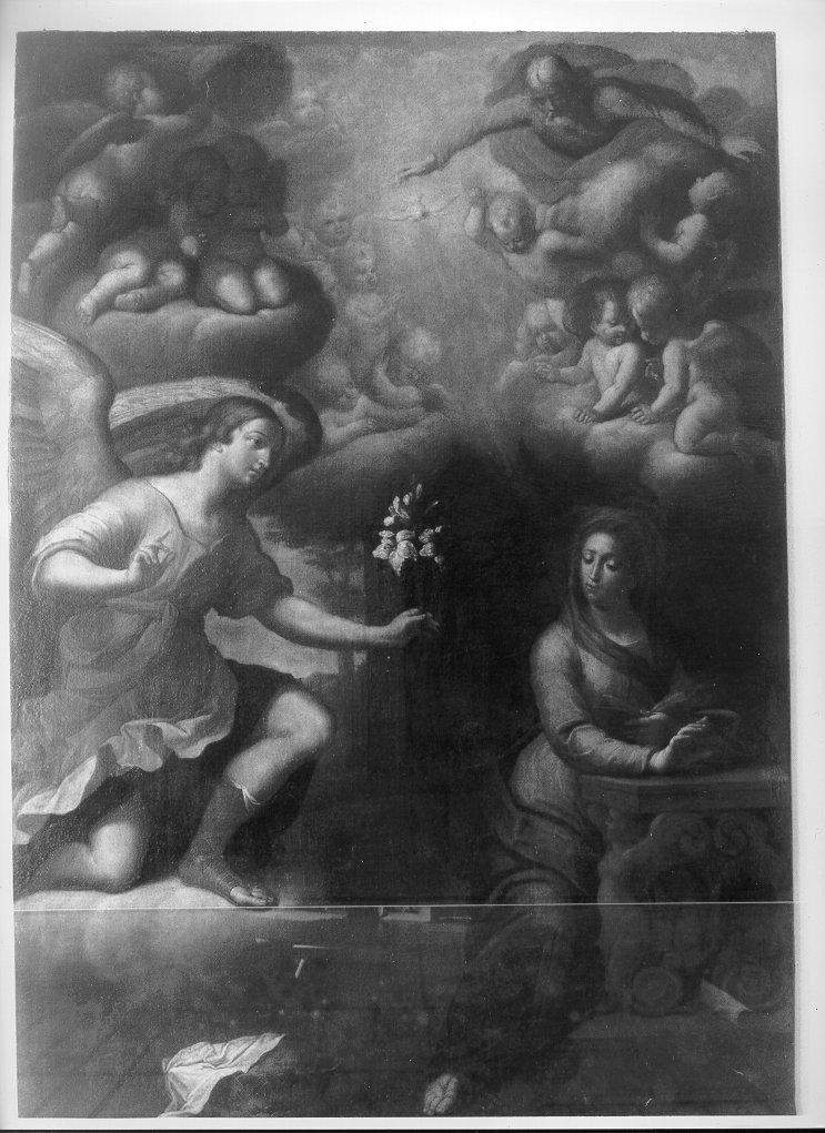ANNUNCIAZIONE (dipinto) - ambito italiano (seconda metà sec. XVII)