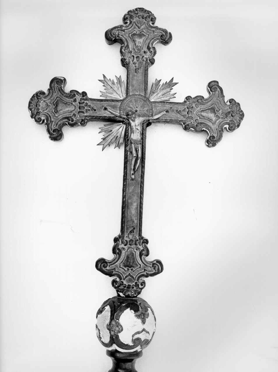 croce processionale - bottega toscana (sec. XIX)