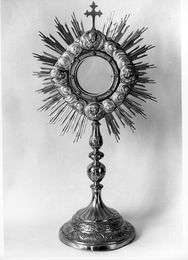 ostensorio - bottega italiana (sec. XX)