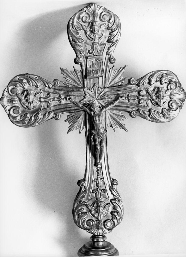 croce processionale - bottega toscana (seconda metà sec. XVIII)