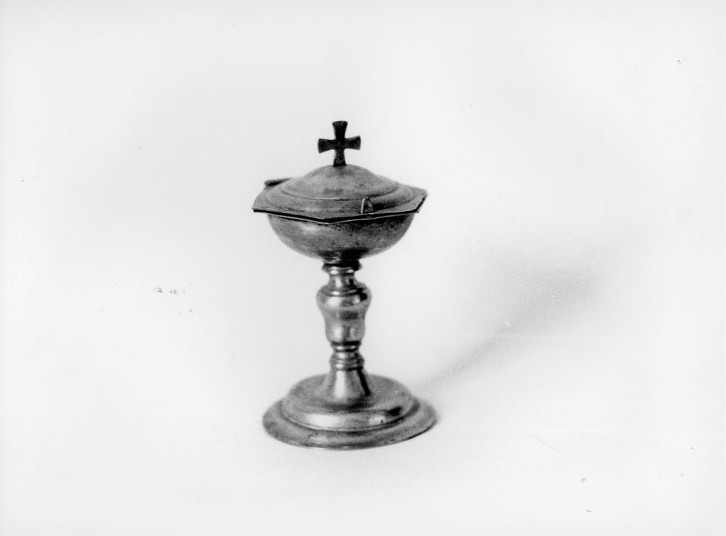 pisside da viatico - bottega toscana (fine/inizio secc. XIX/ XX)