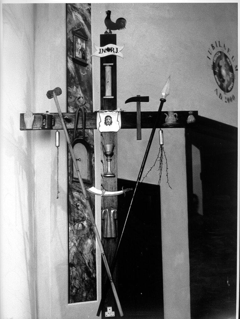 croce penitenziale - ambito lunigianese (prima metà sec. XX)