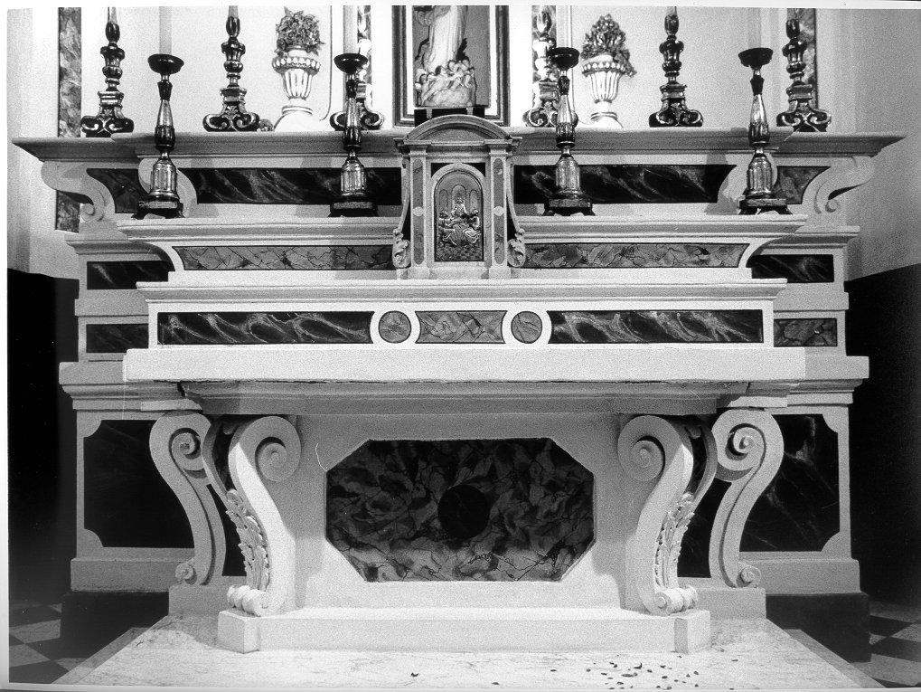 altare maggiore - ambito lunigianese (inizio sec. XX)
