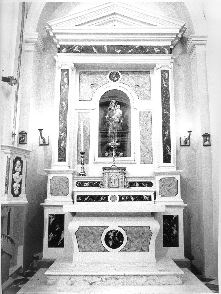 altare - ambito lunigianese (fine/inizio secc. XIX/ XX)