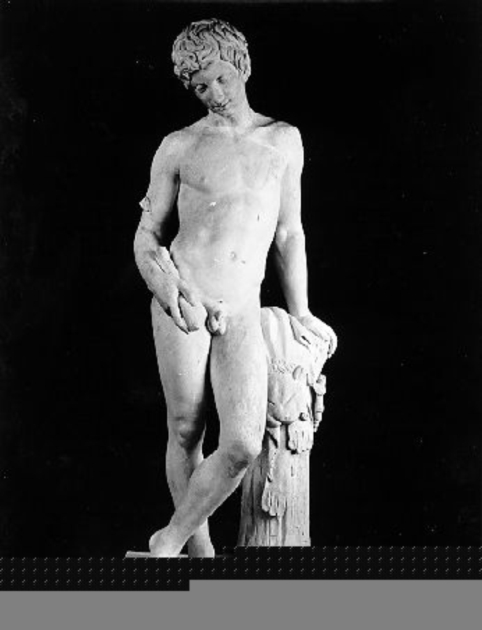 CIPARISSO (statua) di Pelliccia Ferdinando (sec. XIX)