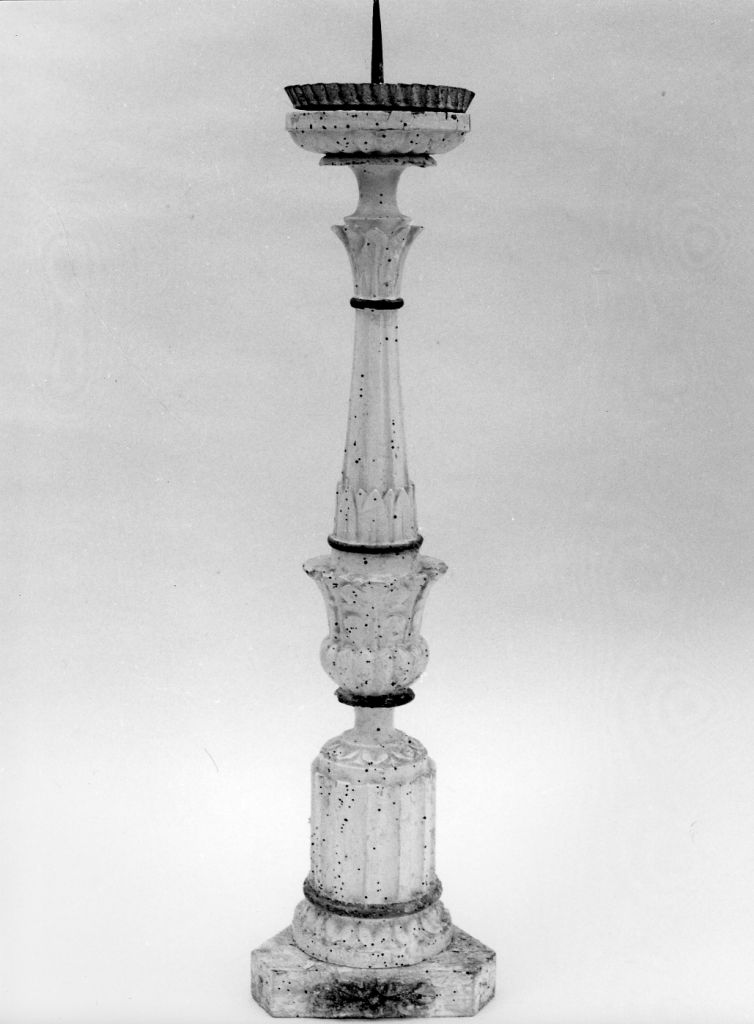 candeliere, serie - bottega toscana (?) (inizio sec. XIX)