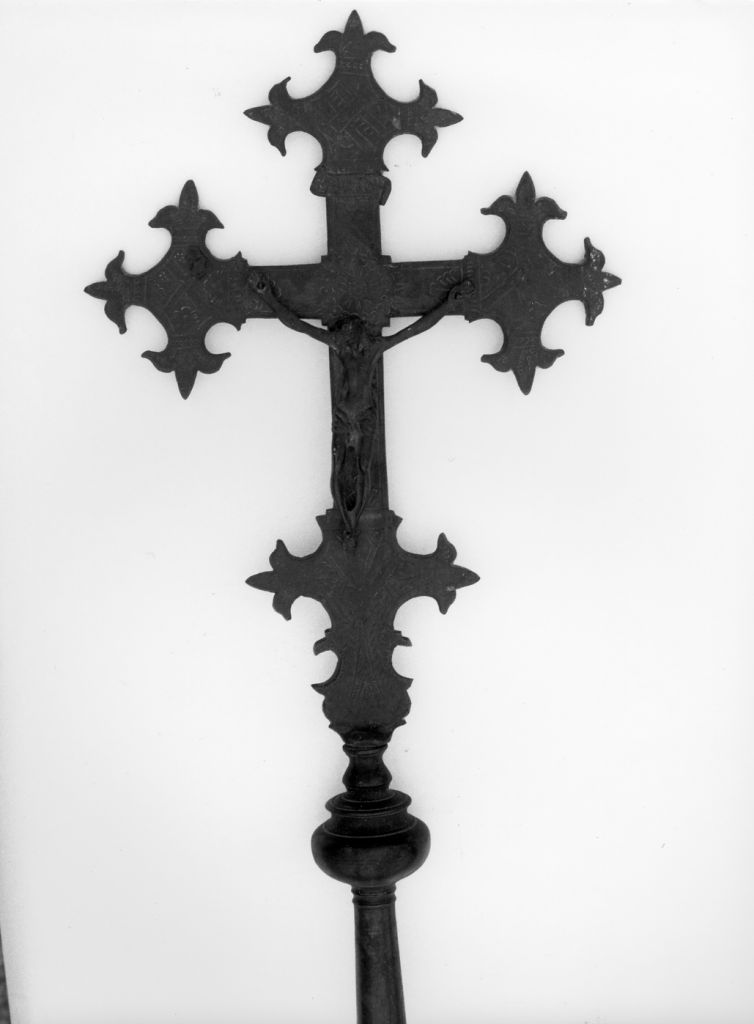 croce processionale - bottega toscana (sec. XVII)