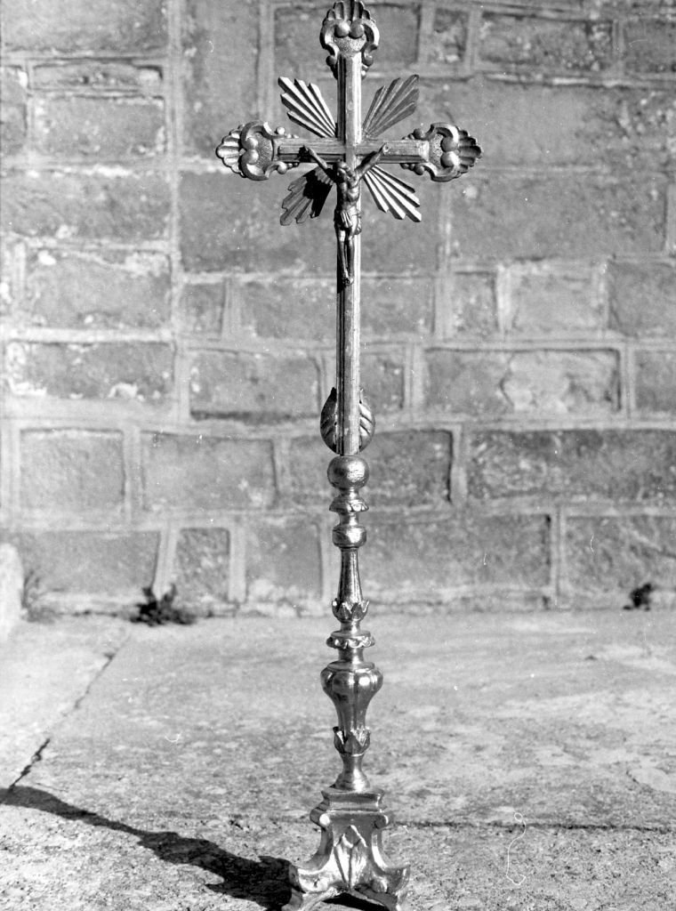 croce d'altare - ambito apuano (fine sec. XVII)