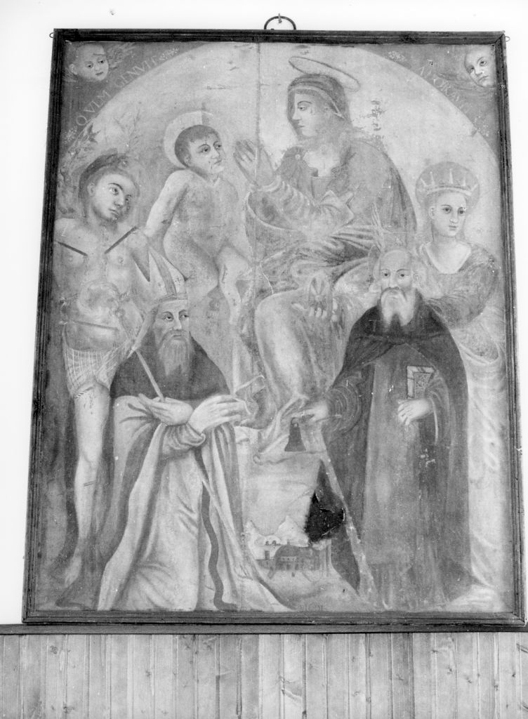 La Madonna di Reggio, Madonna con Bambino e Santi (dipinto) - ambito lunigianese (inizio sec. XVII)