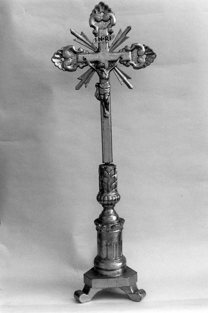 croce d'altare - ambito lunigianese (prima metà sec. XIX)