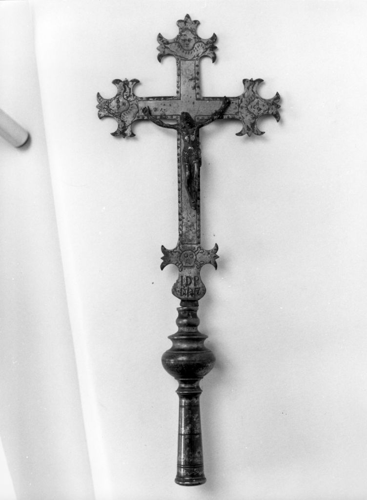 croce processionale - ambito lunigianese (sec. XVIII)