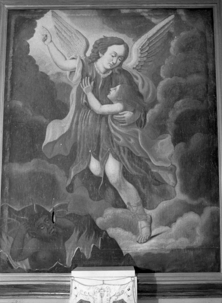 Angelo Custode (dipinto) - ambito lunigianese (sec. XIX)