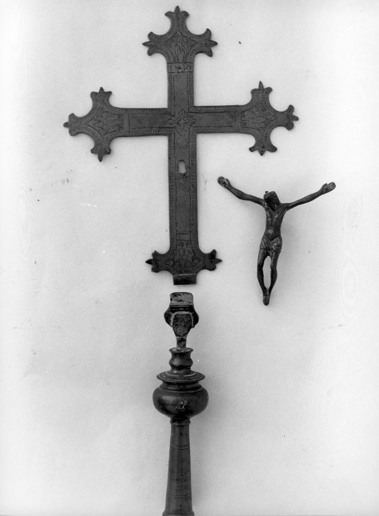 croce processionale - ambito lunigianese (sec. XVII)