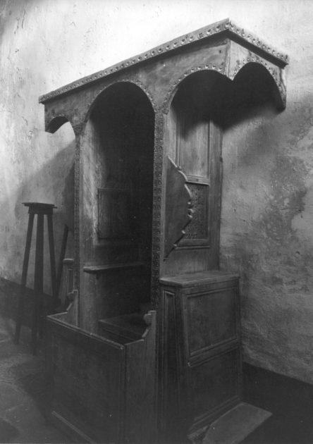 confessionale - ambito lucchese (sec. XVII)