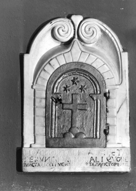 tabernacolo murale - ambito lucchese (secc. XVI/ XVII)