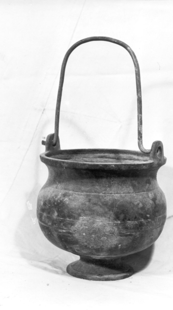 secchiello per l'acqua benedetta - bottega toscana (sec. XVII)