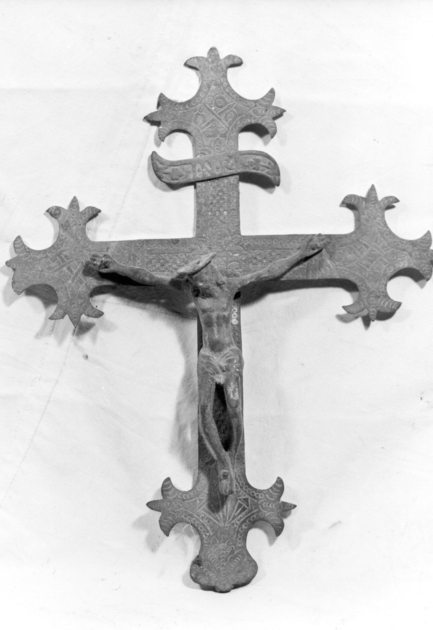 croce processionale - bottega toscana (sec. XVII)