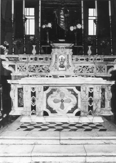 altare maggiore - ambito lucchese (sec. XVIII)