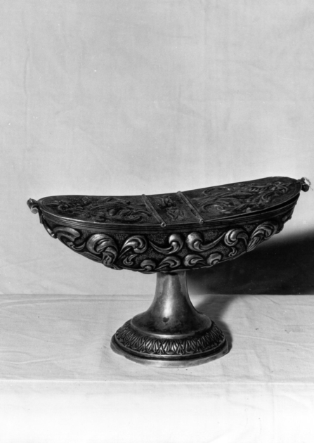 navicella portaincenso - bottega fiorentina (sec. XVIII)