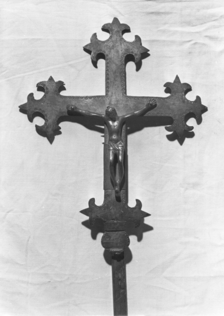 croce processionale - bottega toscana (sec. XVII)