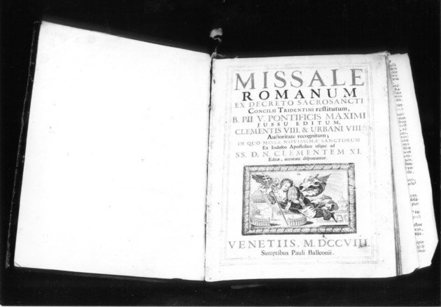 coperta di libro liturgico di Piccini Isabella - bottega veneziana (sec. XVIII)