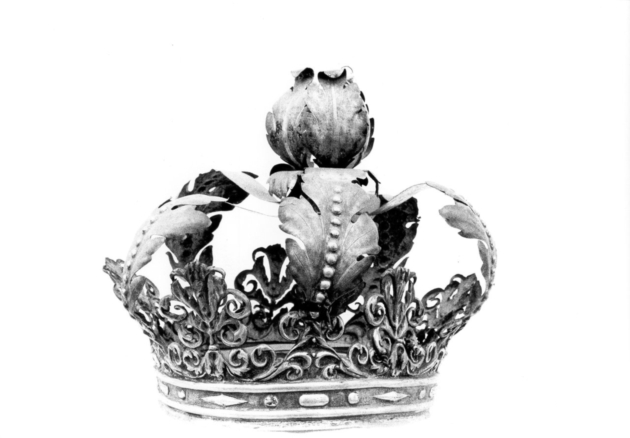 corona da statua - bottega toscana (sec. XIX)