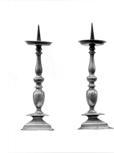 candeliere, serie - bottega toscana (sec. XVII)