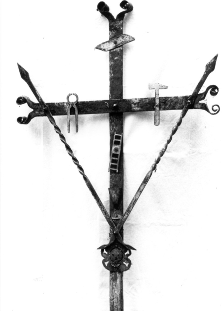 croce penitenziale - ambito lucchese (sec. XIX)