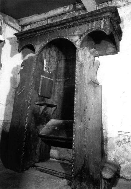 confessionale - ambito lucchese (sec. XVII)