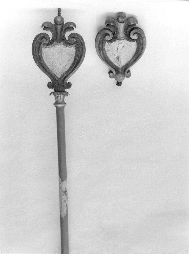 emblema di confraternita, serie - ambito lunigianese (fine/inizio secc. XVIII/ XIX)