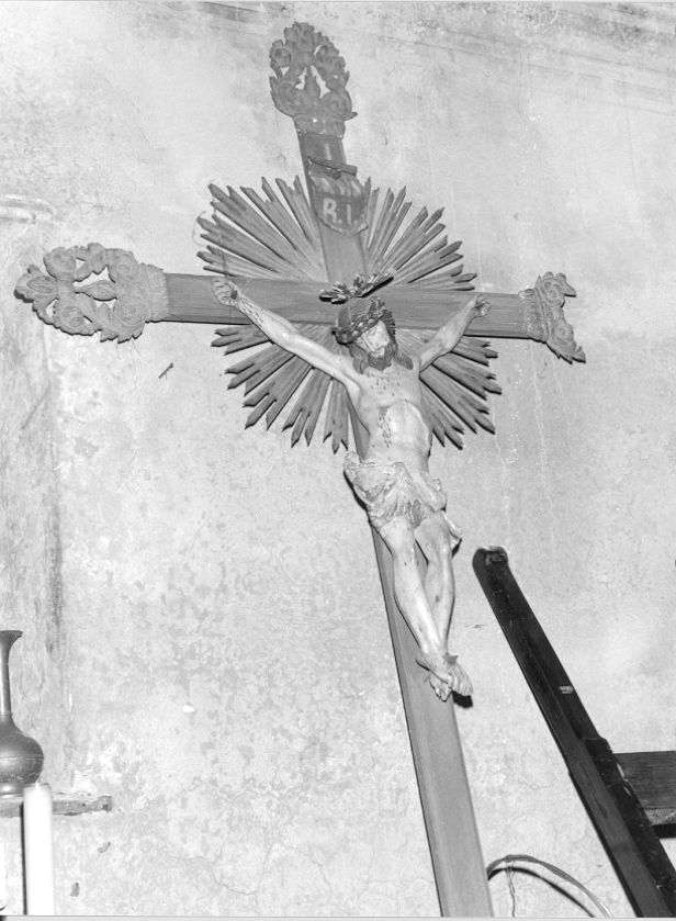 crocifisso - ambito lunigianese (fine/inizio secc. XVIII/ XIX)