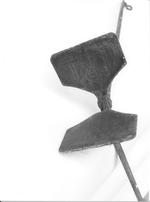 stampo per ostie - ambito lunigianese (prima metà sec. XIX)