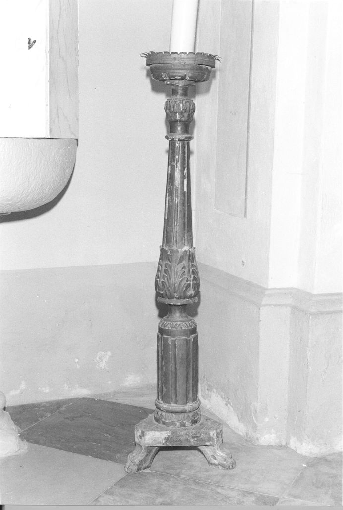 candelabro, serie - manifattura toscana (prima metà sec. XIX)
