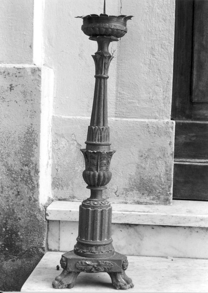 candelabro, serie - manifattura toscana (prima metà sec. XIX)
