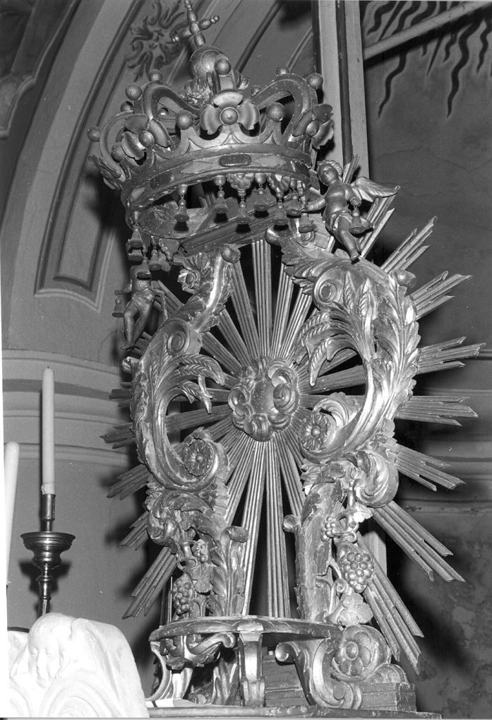 espositorio eucaristico - manifattura toscana (inizio sec. XIX)