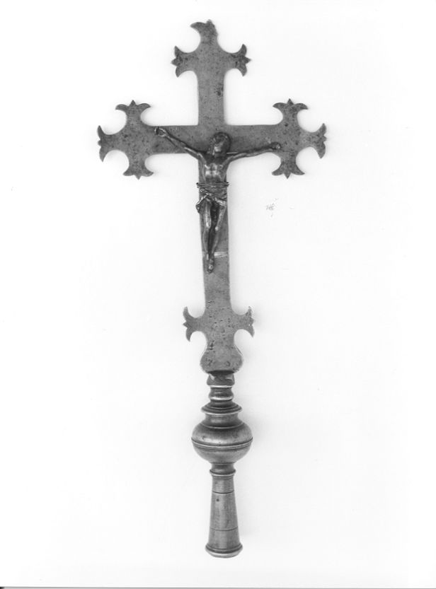 croce processionale - ambito lunigianese (?) (sec. XIX)